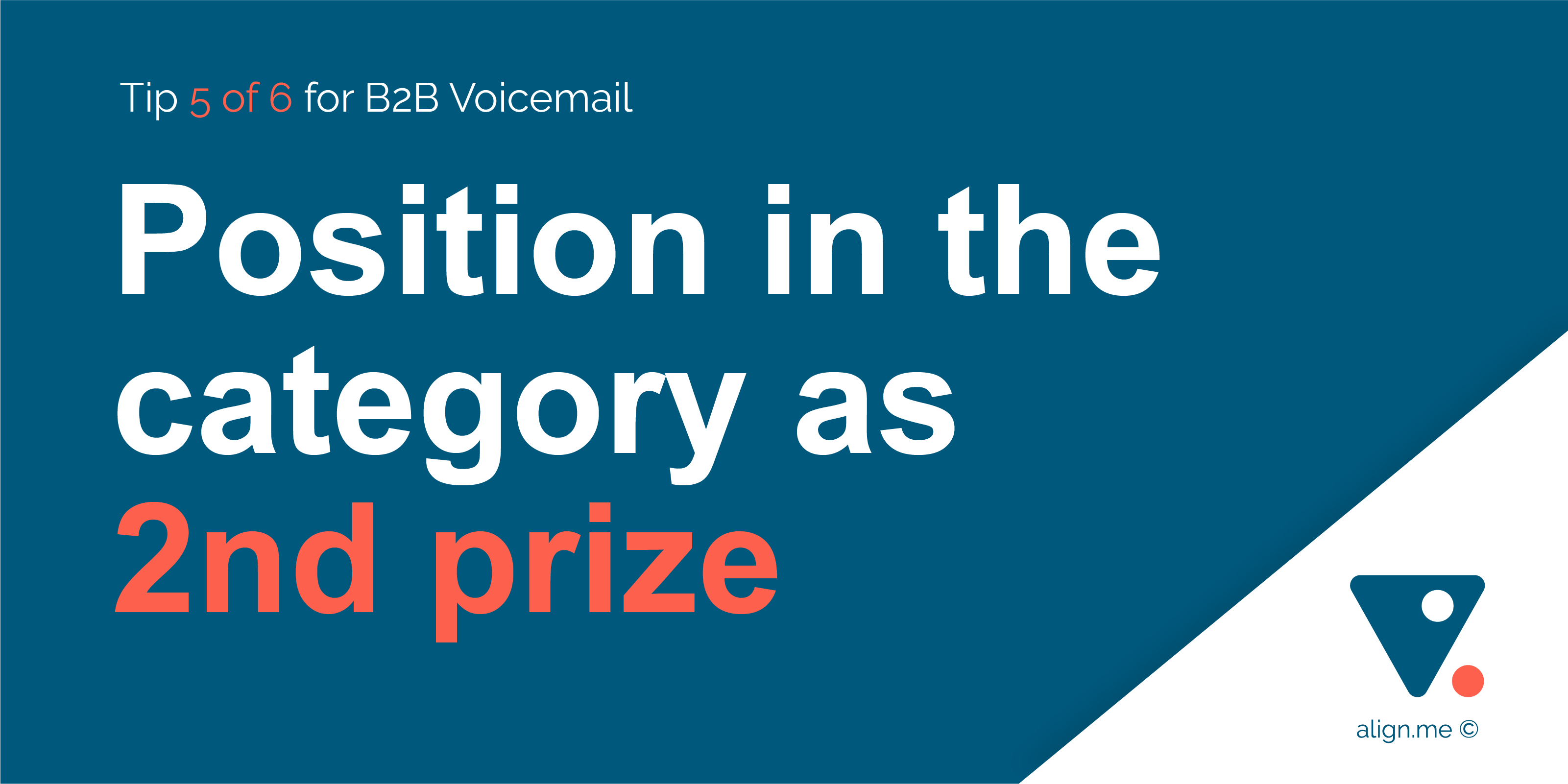 Tip 5 of 6 for B2B voicemail scripts 